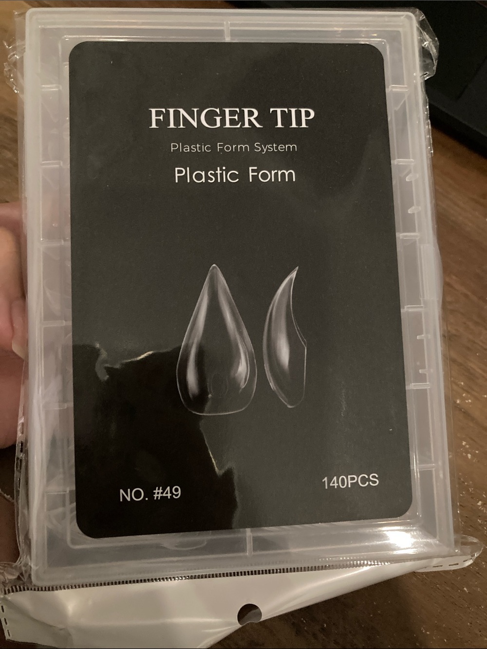 Cat nails fake nail set - Clear